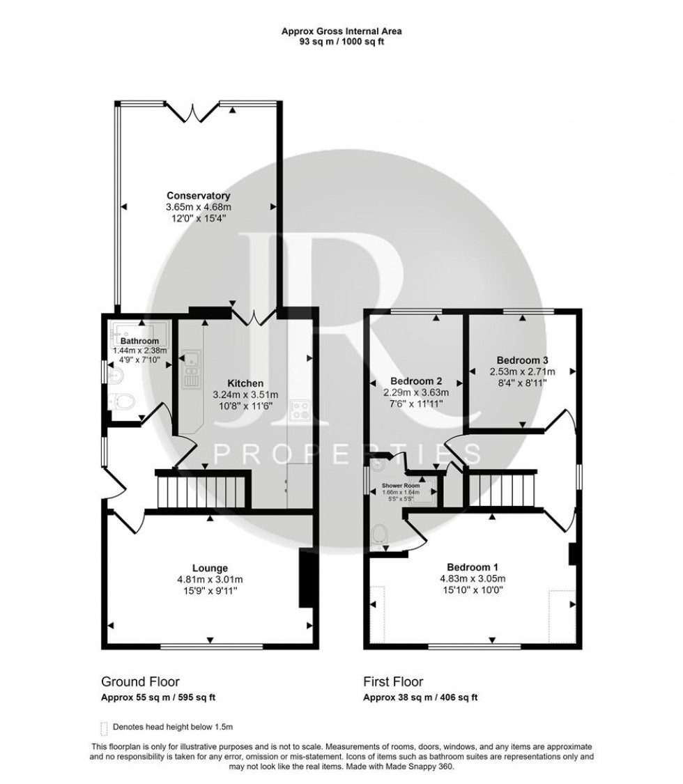 Floorplan for Etching Hill Road, Rugeley