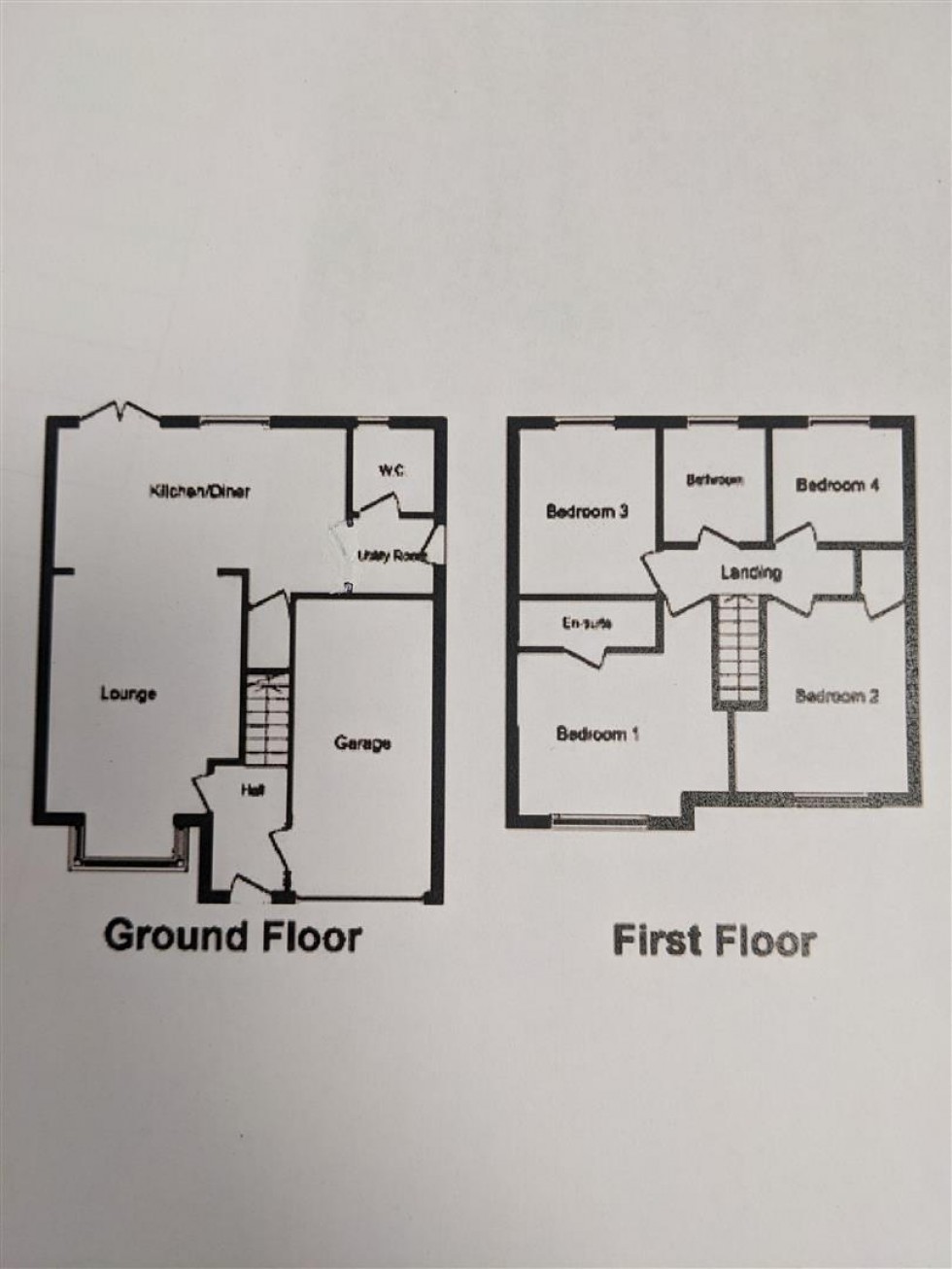 Floorplan for Wordsworth Close, Armitage, Rugeley