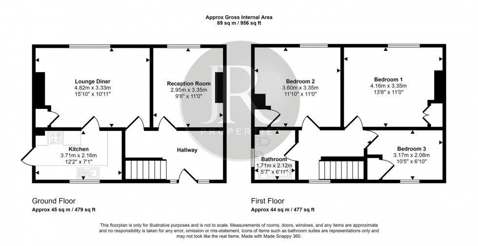 Floorplan for Chapel Road, Armitage