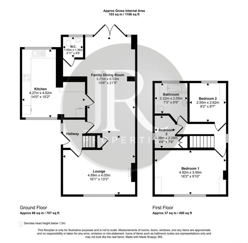 Floorplan for Etching Hill Road, Rugeley