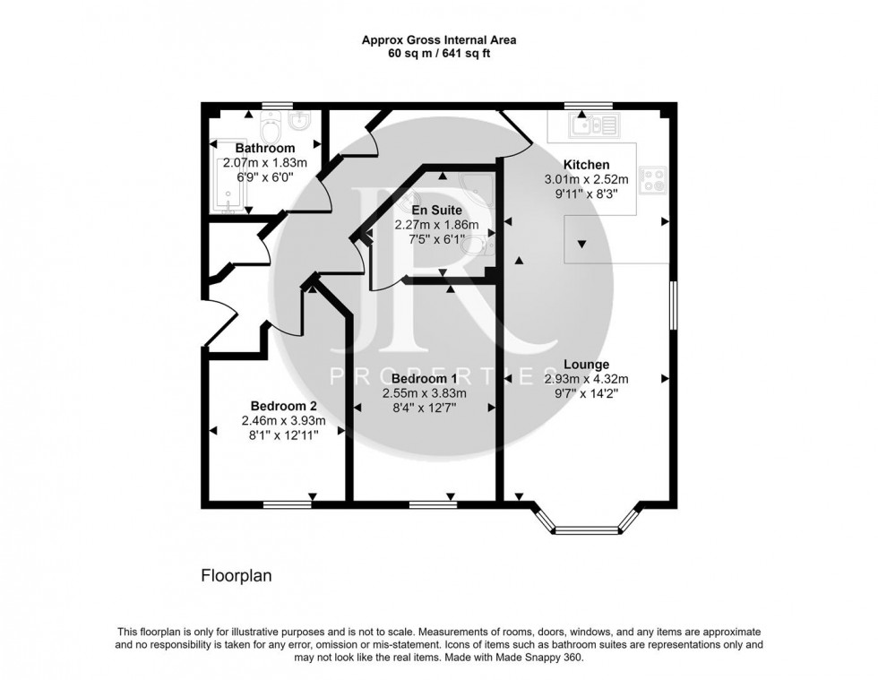 Floorplan for The Lindens, Brereton, Rugeley
