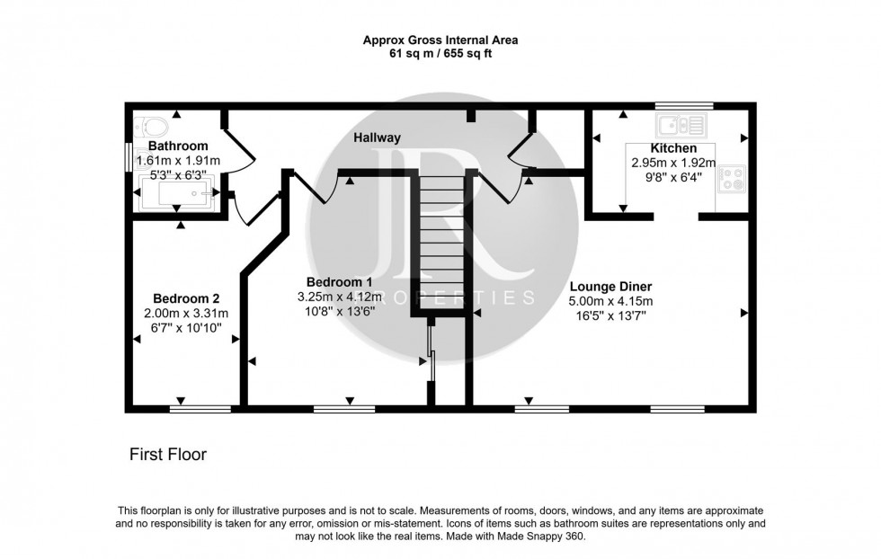 Floorplan for Richardson Way, Rugeley