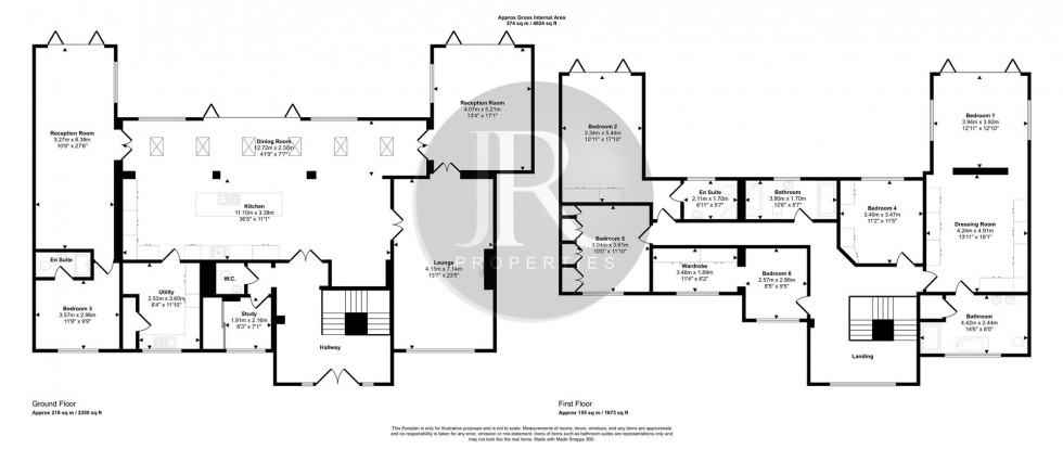 Floorplan for Manor Croft, Mavesyn Ridware