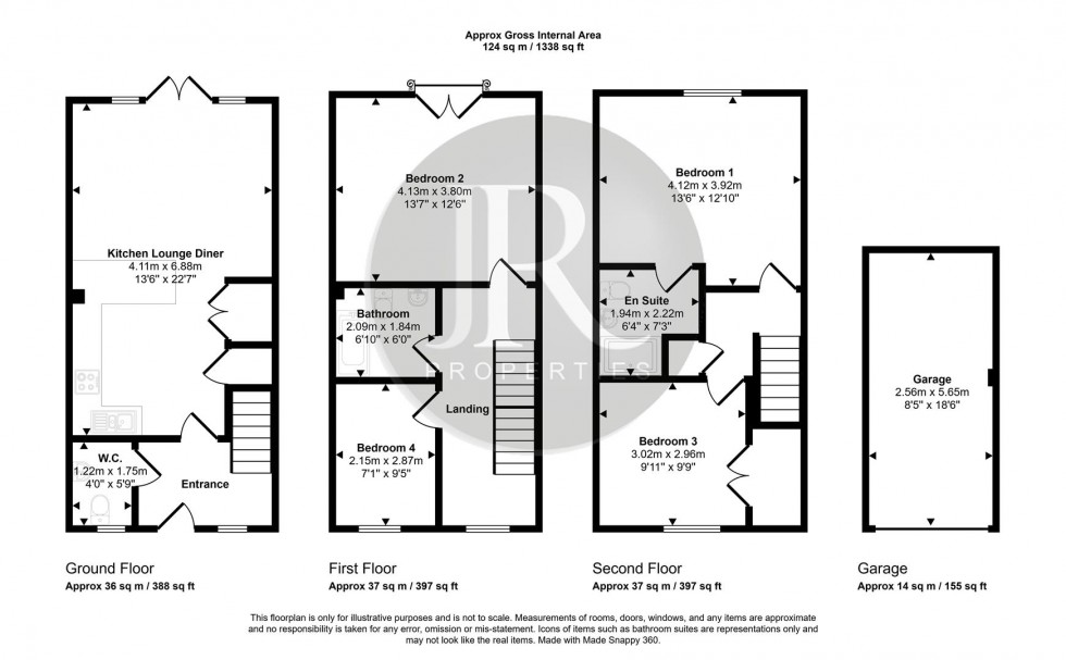 Floorplan for Lupin Drive, Huntington