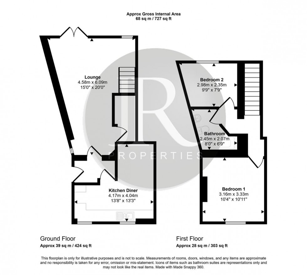 Floorplan for New Road, Rugeley
