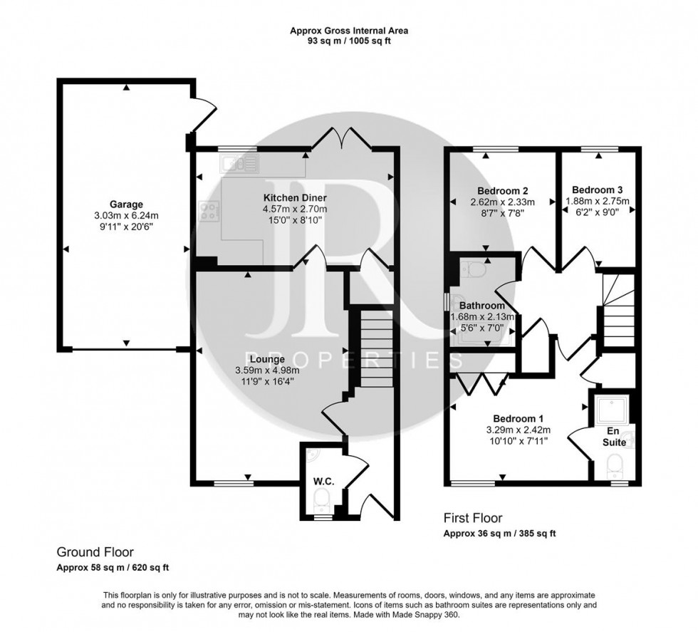 Floorplan for The Cloisters, Hawksyard, Rugeley