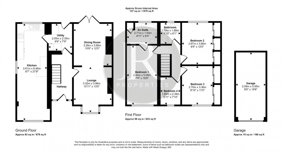 Floorplan for Hagley Road, Rugeley