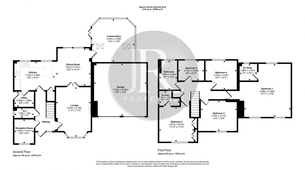 Floorplan for Eaton Drive, Rugeley