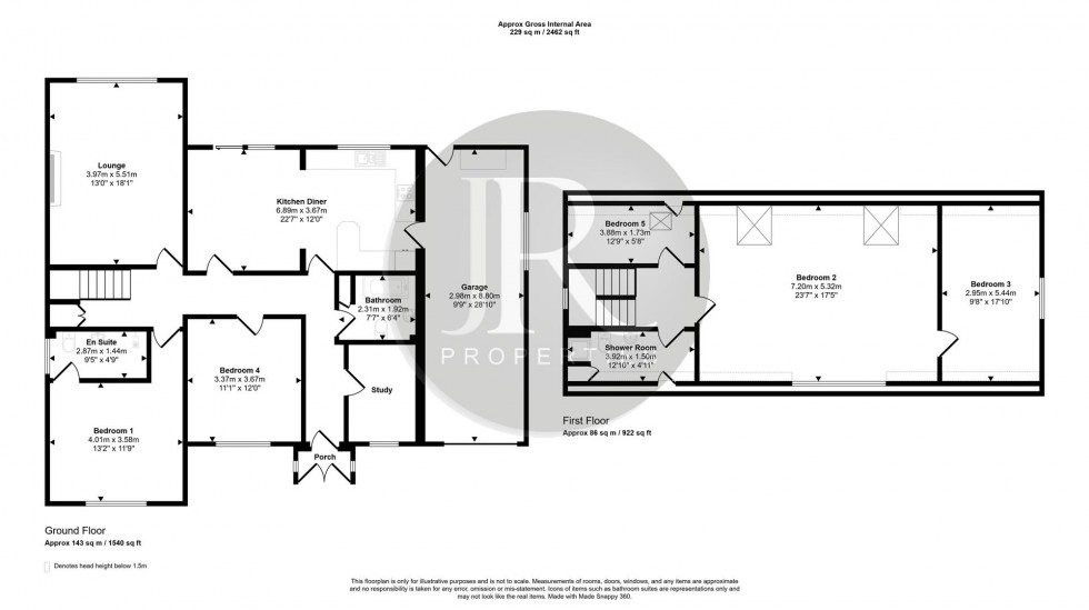 Floorplan for Post Office Lane, Slitting Mill