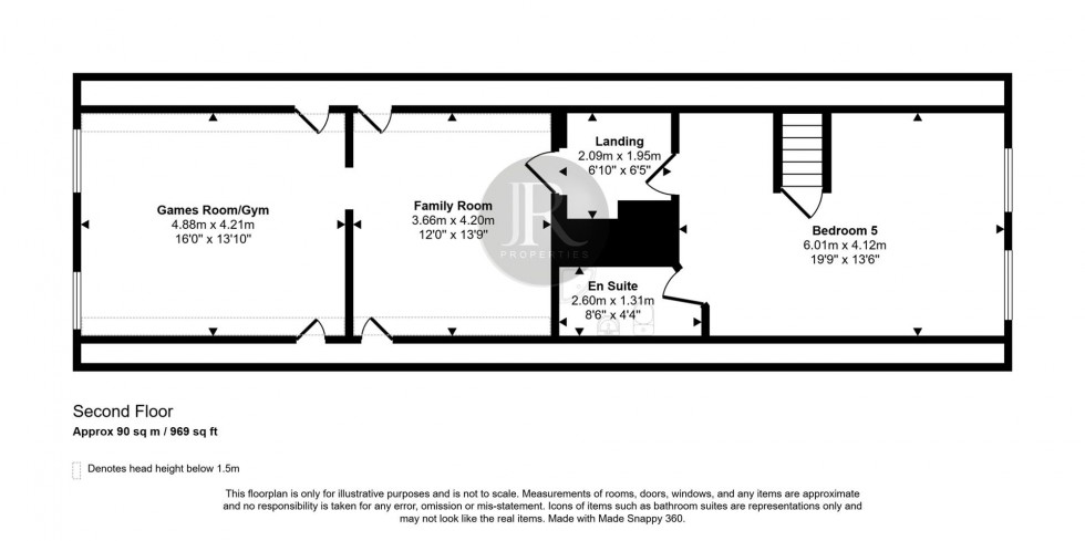 Floorplan for Malt House Farm, Colton