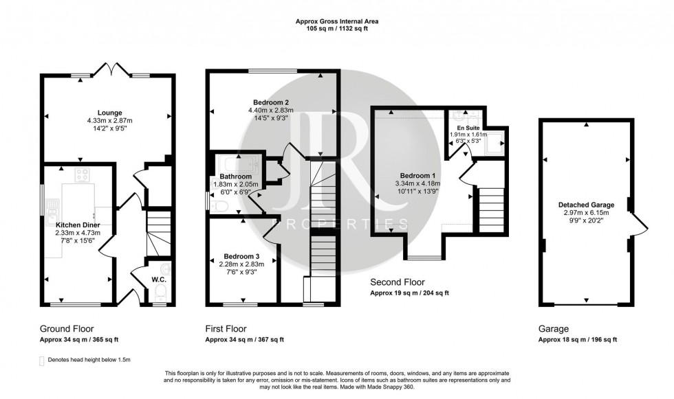 Floorplan for Scholars Gate, Hill Ridware