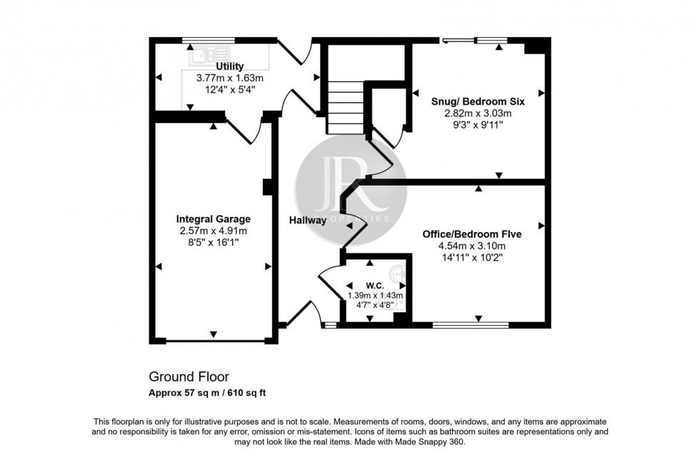 Floorplan for Eaton Drive, Rugeley