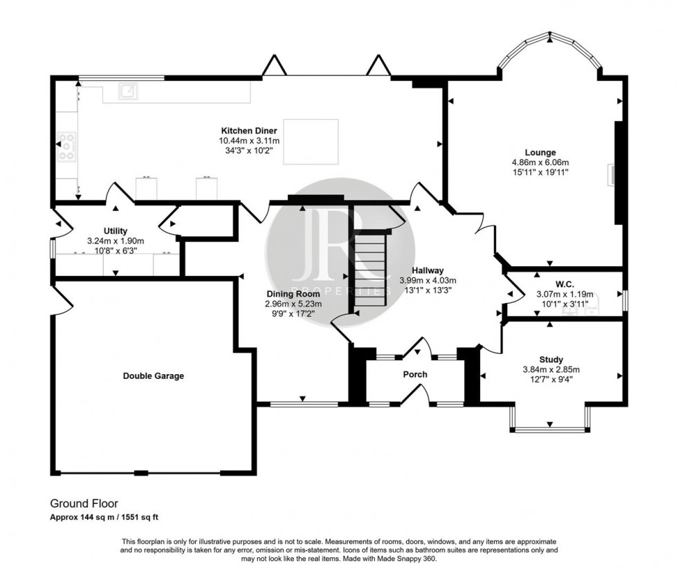 Floorplan for Stonehouse Road, Etching Hill