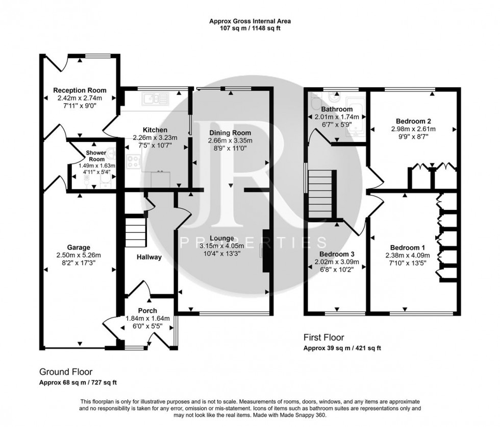 Floorplan for Chadsfield Road, Rugeley