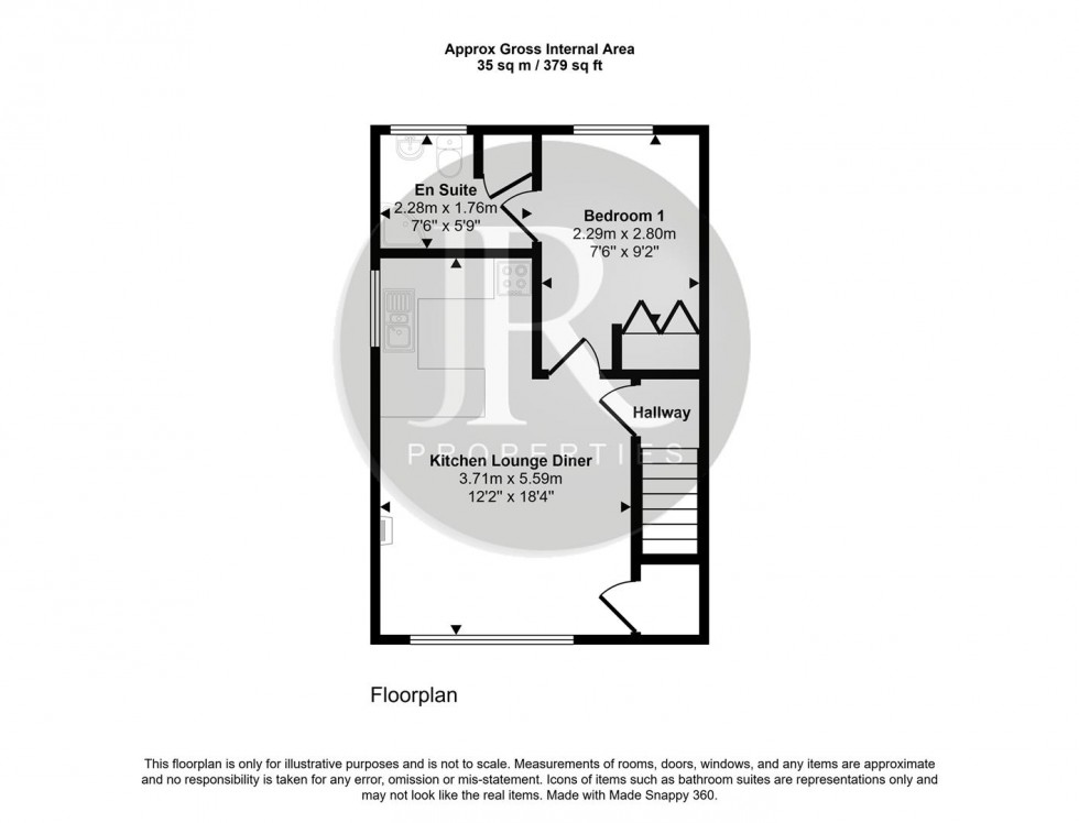 Floorplan for Greenslade Grove, Hednesford, Cannock