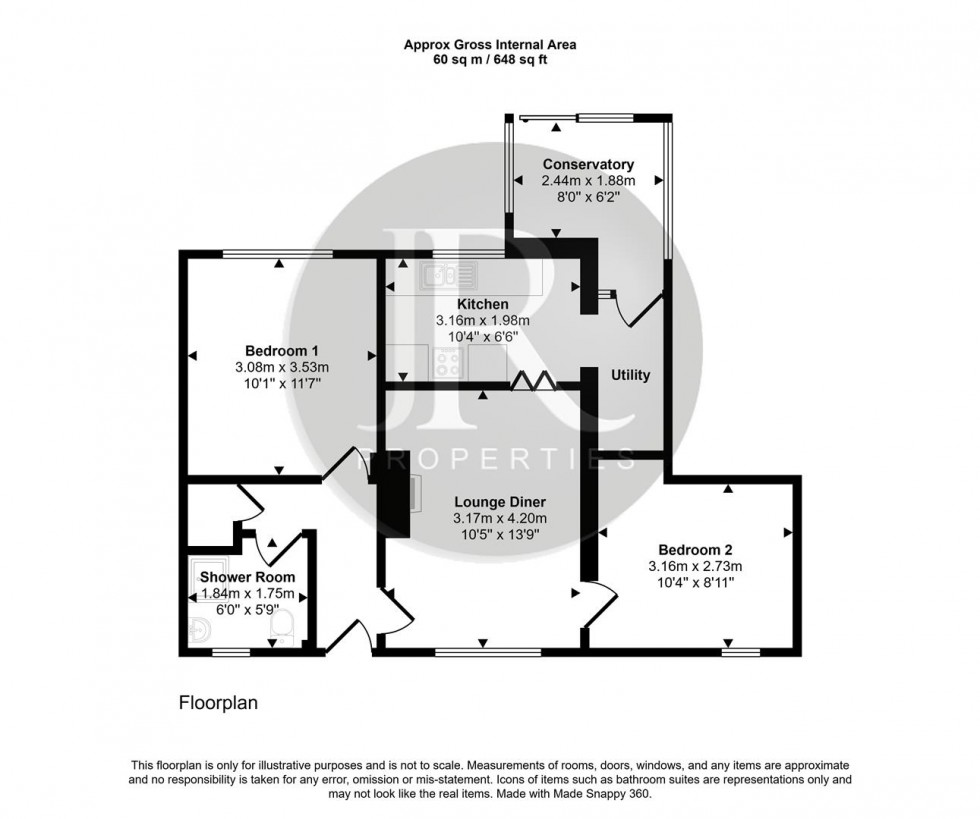 Floorplan for Edward Street, Cannock