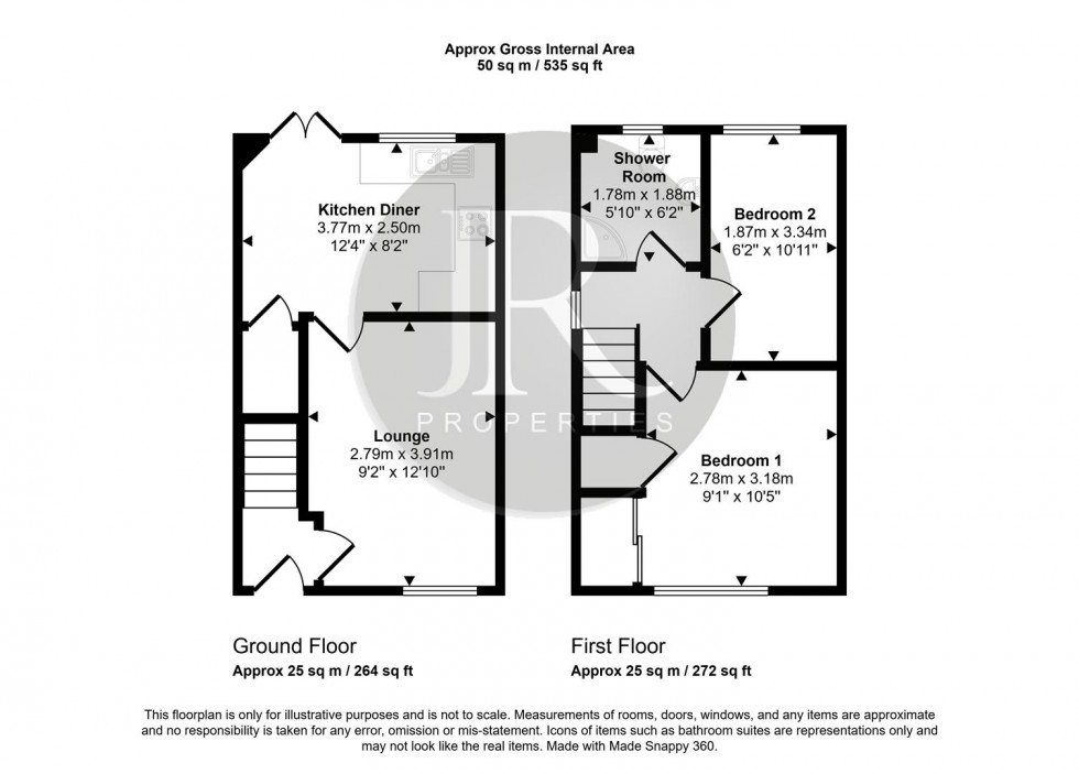 Floorplan for Foxes Rake, Cannock