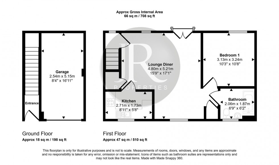 Floorplan for The Cloisters, Hawksyard, Rugeley
