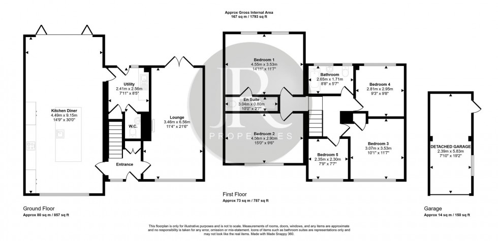 Floorplan for Uttoxeter Road, Hill Ridware