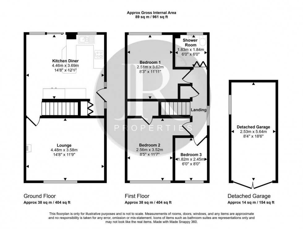 Floorplan for Fairmount Way, Etching Hill