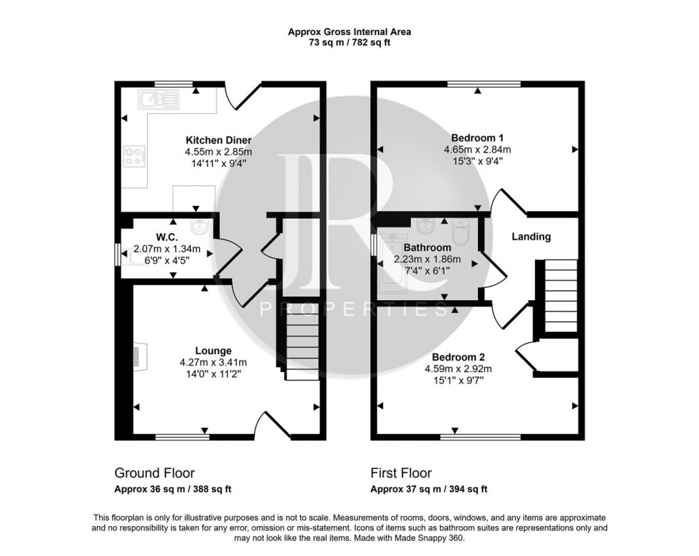 Floorplan for The Pinfold, Hill Ridware, Rugeley