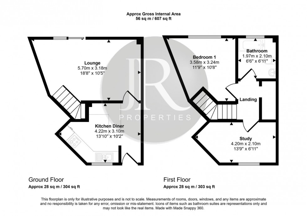 Floorplan for Eaton Drive, Rugeley