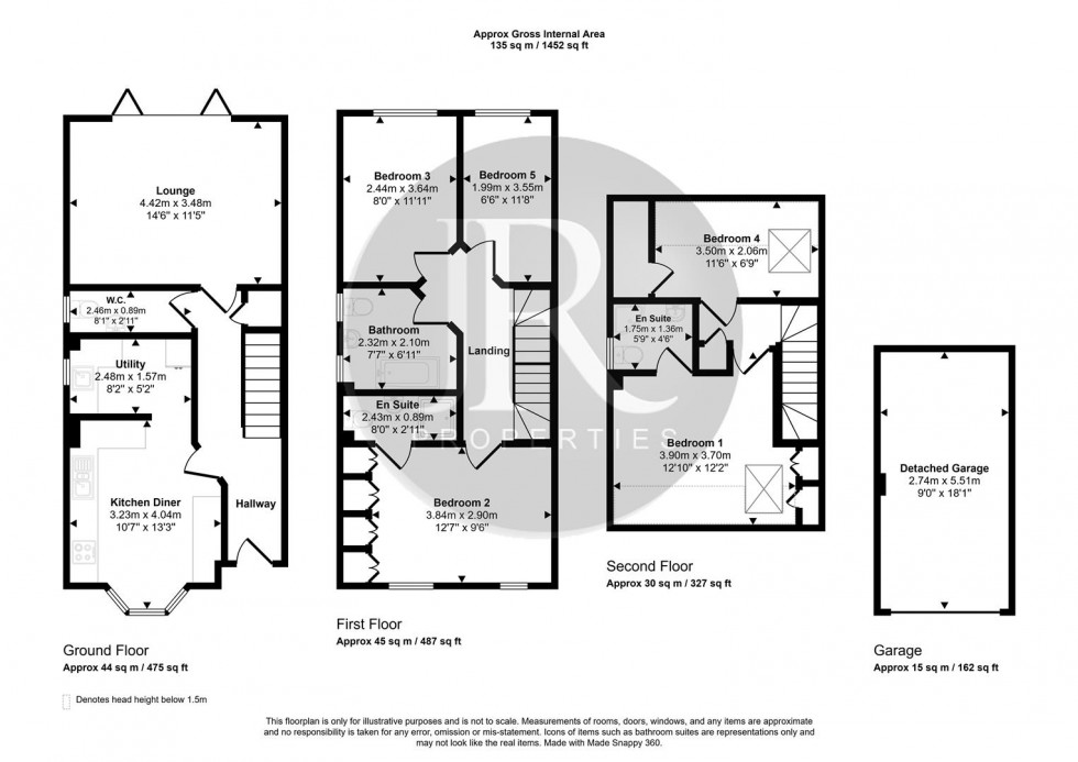 Floorplan for Spring Cottages, Slitting Mill