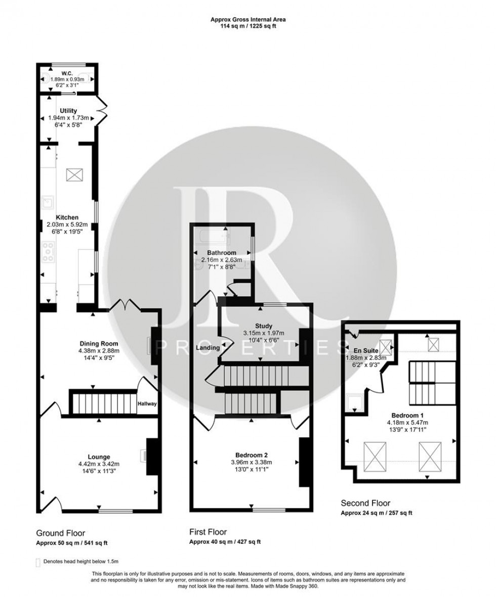 Floorplan for Blithbury Road, Colton