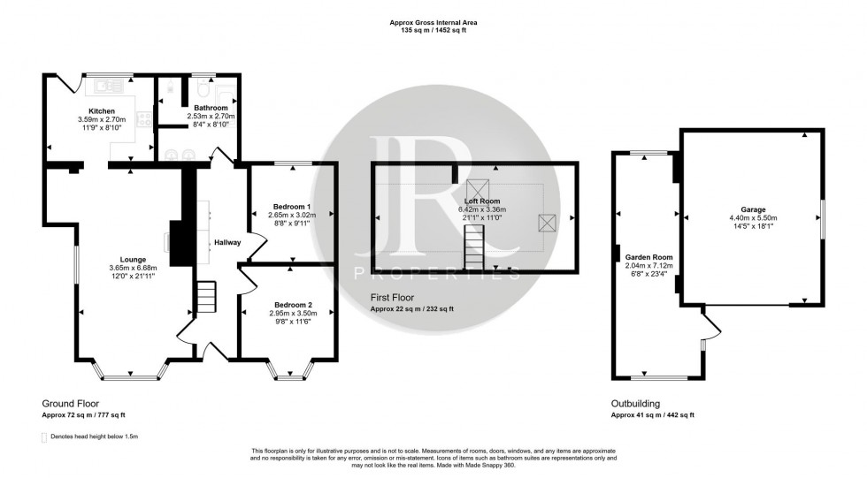 Floorplan for Armitage Road, Brereton, Rugeley