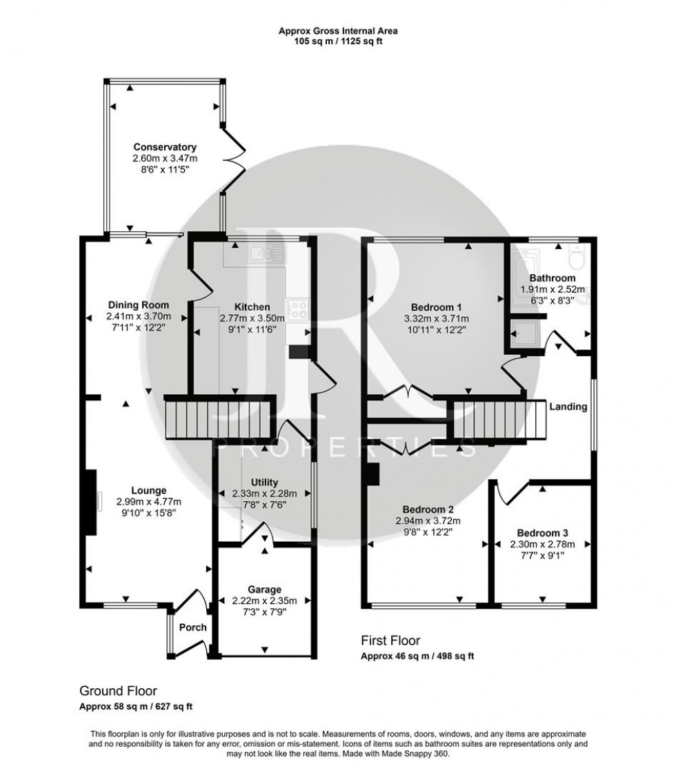 Floorplan for Hednesford Road, Rugeley