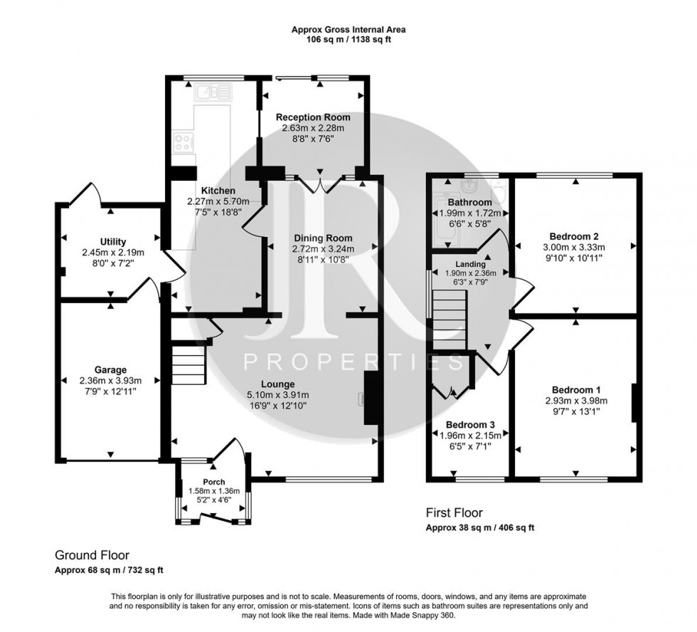 Floorplan for Old Eaton Road, Rugeley