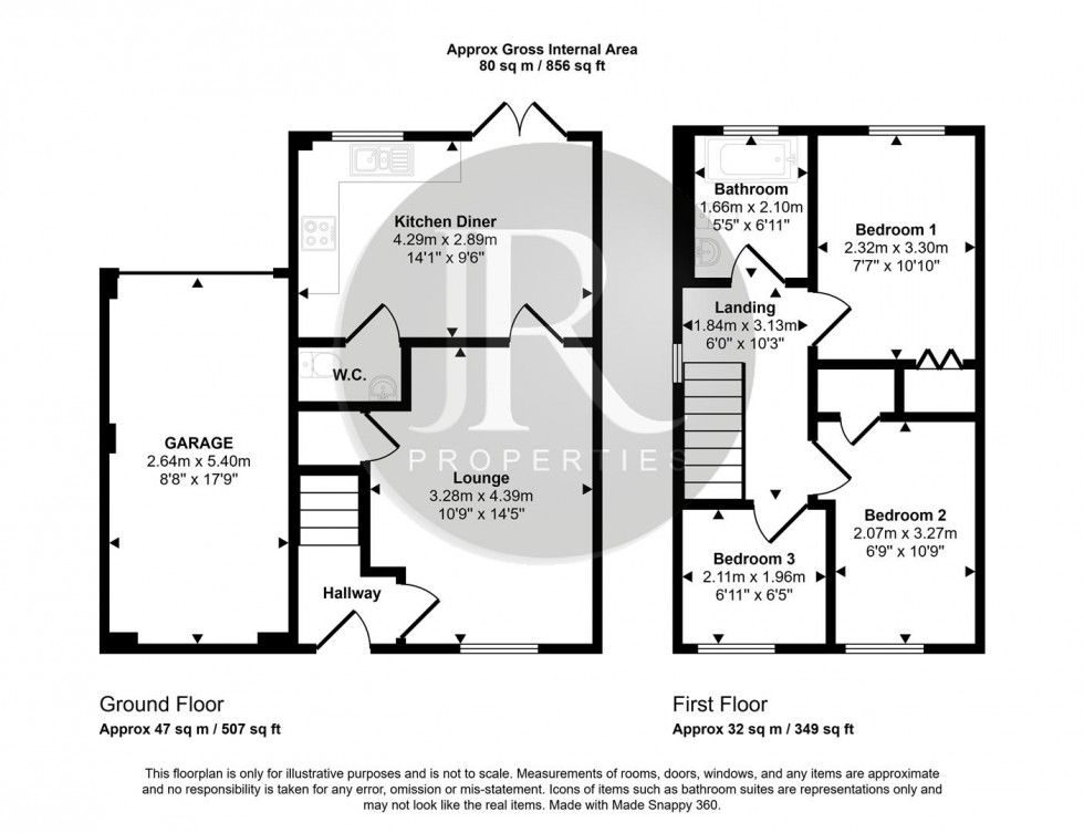 Floorplan for Hindley View, Brereton, Rugeley